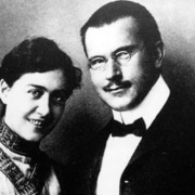 Jung e sua moglie Emma